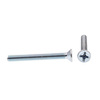 Prime-Line Machine Screw, Flat Head, Phillip Drive #12-24 X 2in Zinc Plated Steel 100PK 9001664